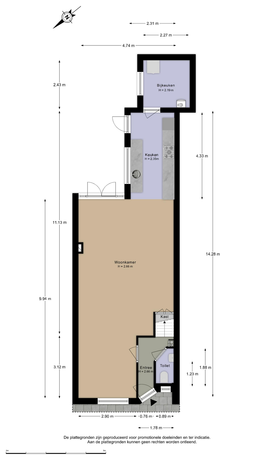 Koop Woonhuis Haarlem Padangstraat 6 – Plattegrond