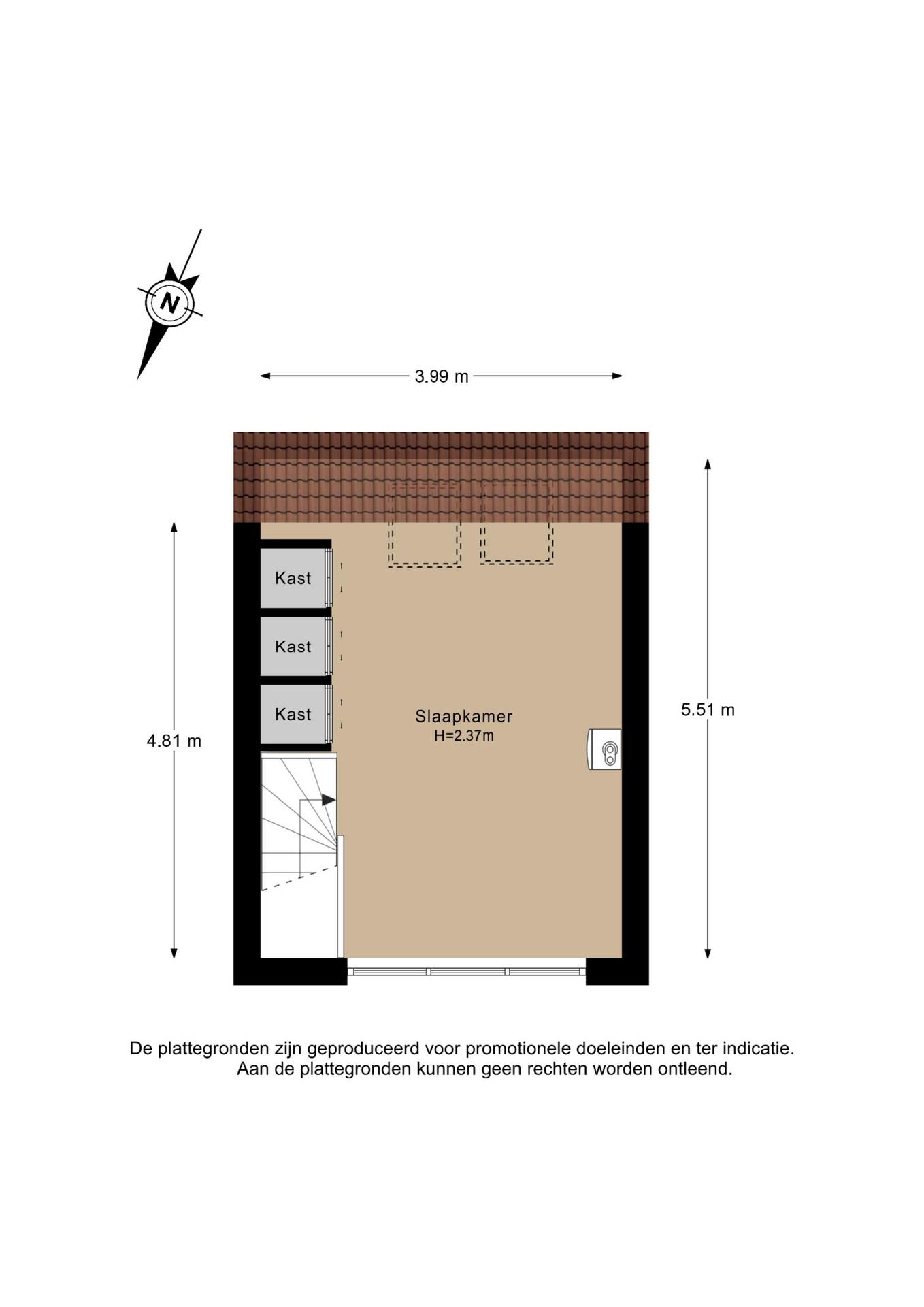Koop Appartement Haarlem Van Beresteynstraat 52 – Plattegrond 2